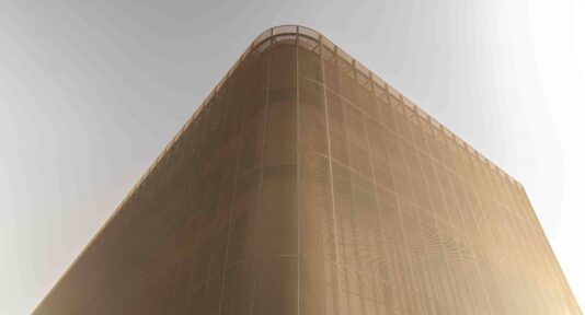 Unique expanded metal façade for Raqtan in Saudi Arabia | Metadecor