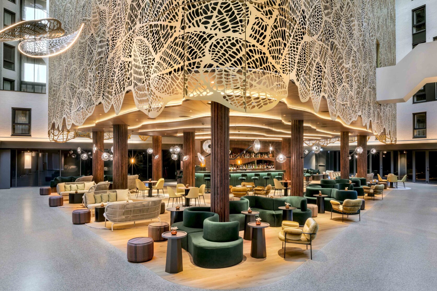 Renaissance Hotel amsterdam perforation metal